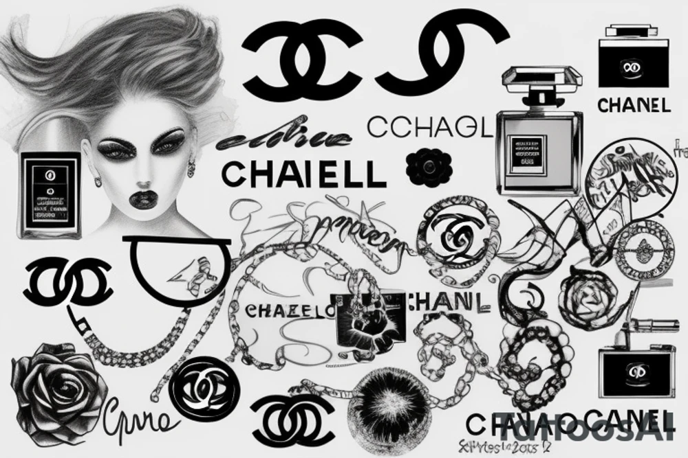Chanel logo tattoo idea