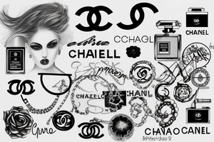 Chanel logo tattoo idea