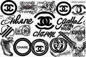 Chanel logo tattoo idea