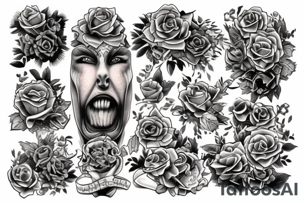 Angry tattooer tattoo idea