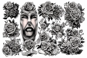 Angry tattooer tattoo idea