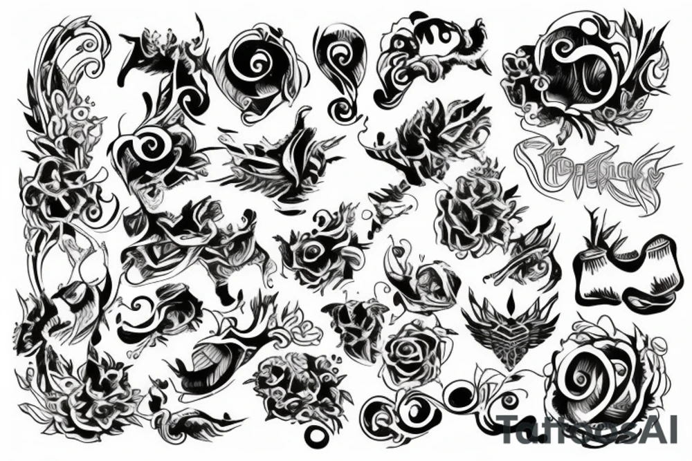 Kaligraphy tattoo idea