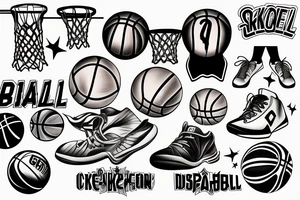 basketball tattoo idea