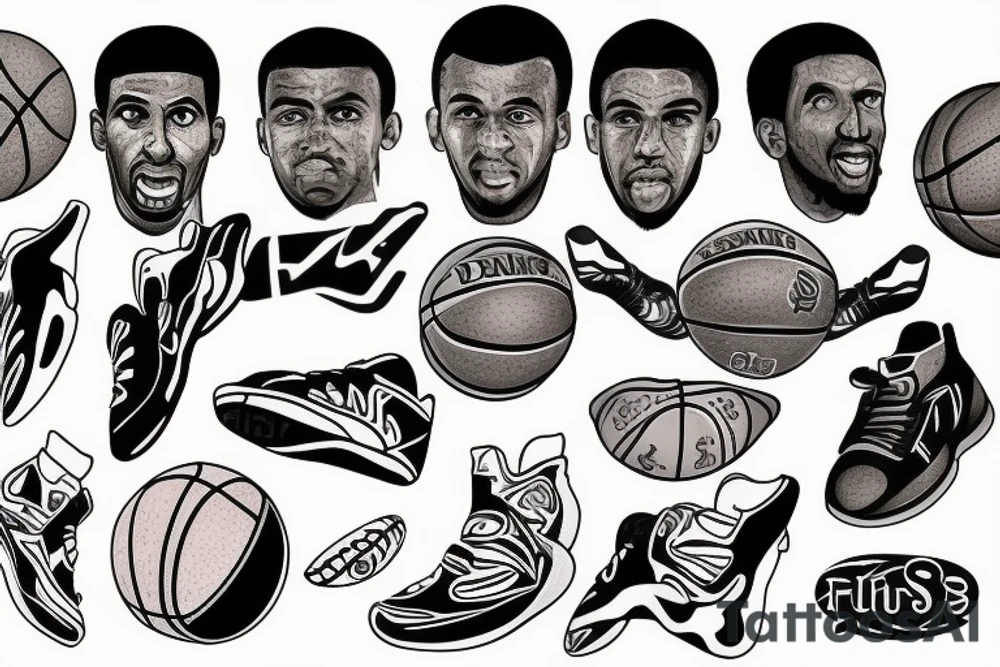 basketball tattoo idea