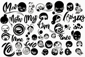 Mother name tattoo idea