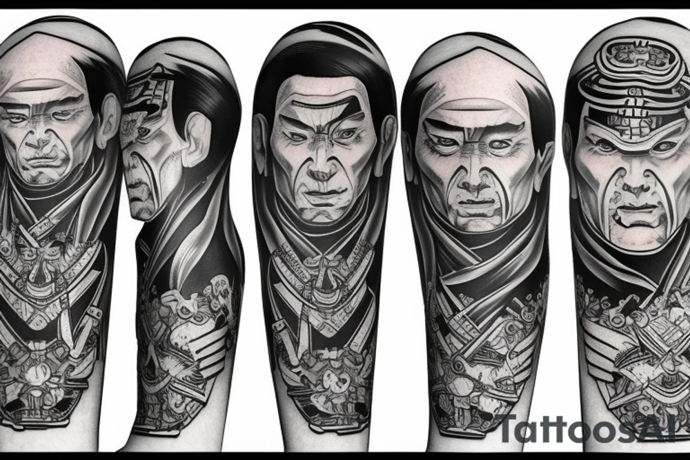 samurai putin tattoo idea