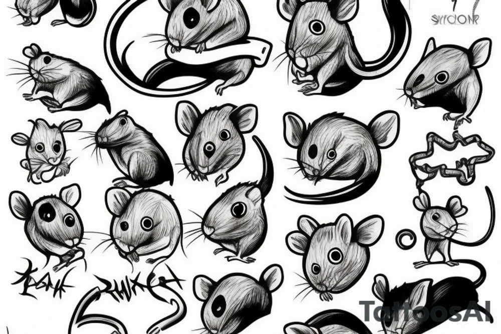 Rat up tattoo idea