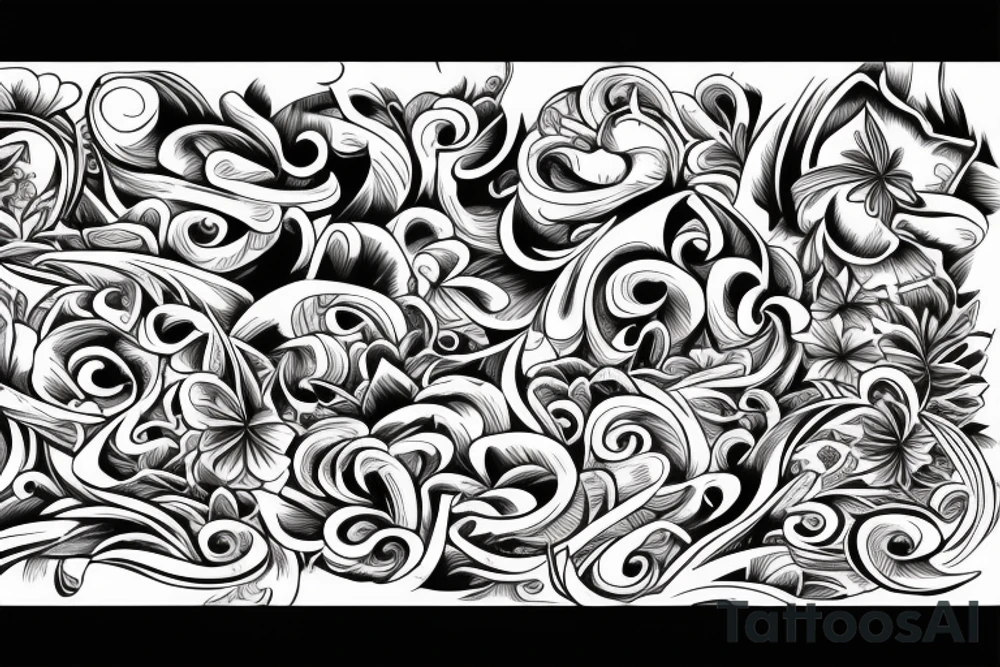 Violets spine tattoo tattoo idea