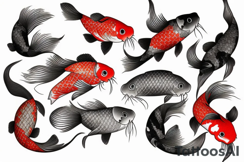 carp koi tattoo idea