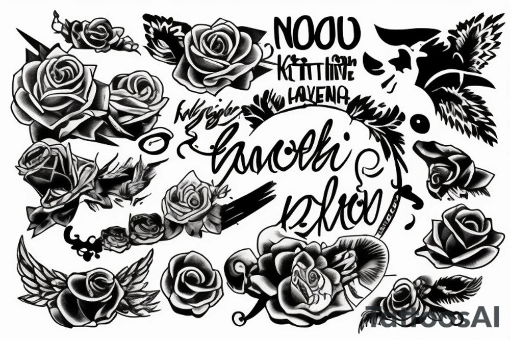 KTVCH inscription tattoo idea