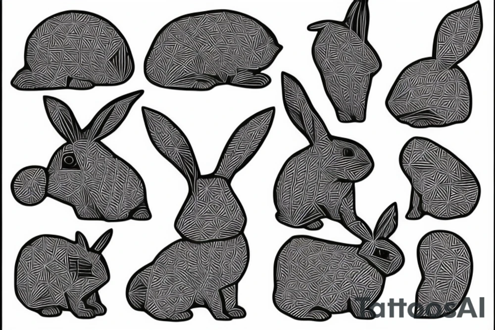 Rabbit tattoo idea
