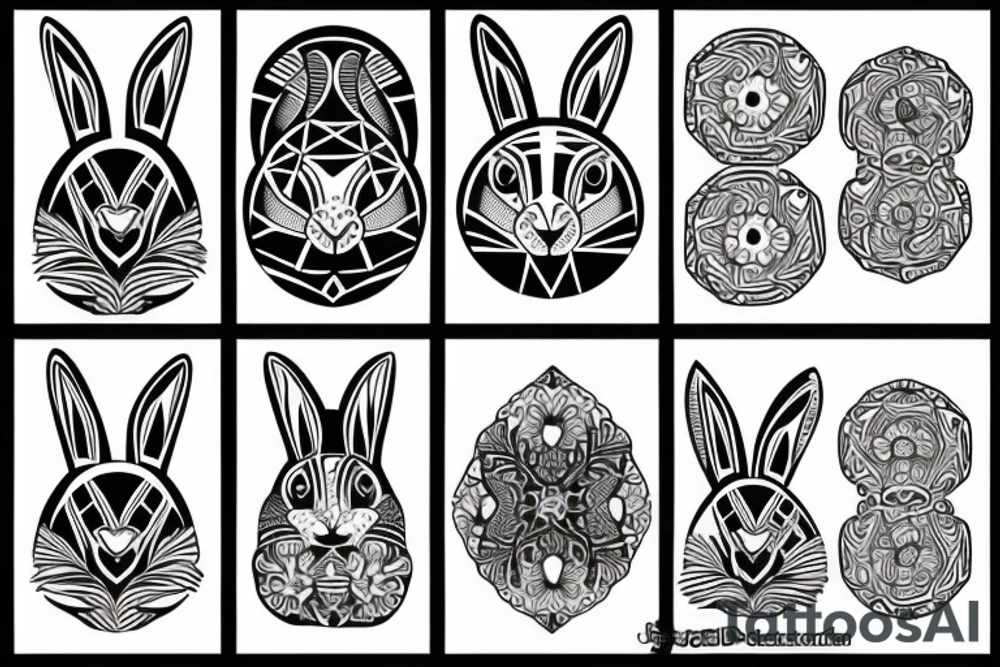 Rabbit tattoo idea