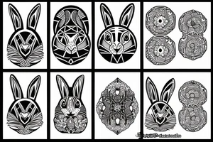 Rabbit tattoo idea