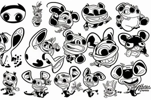 stitch from lilo&stitch tattoo idea