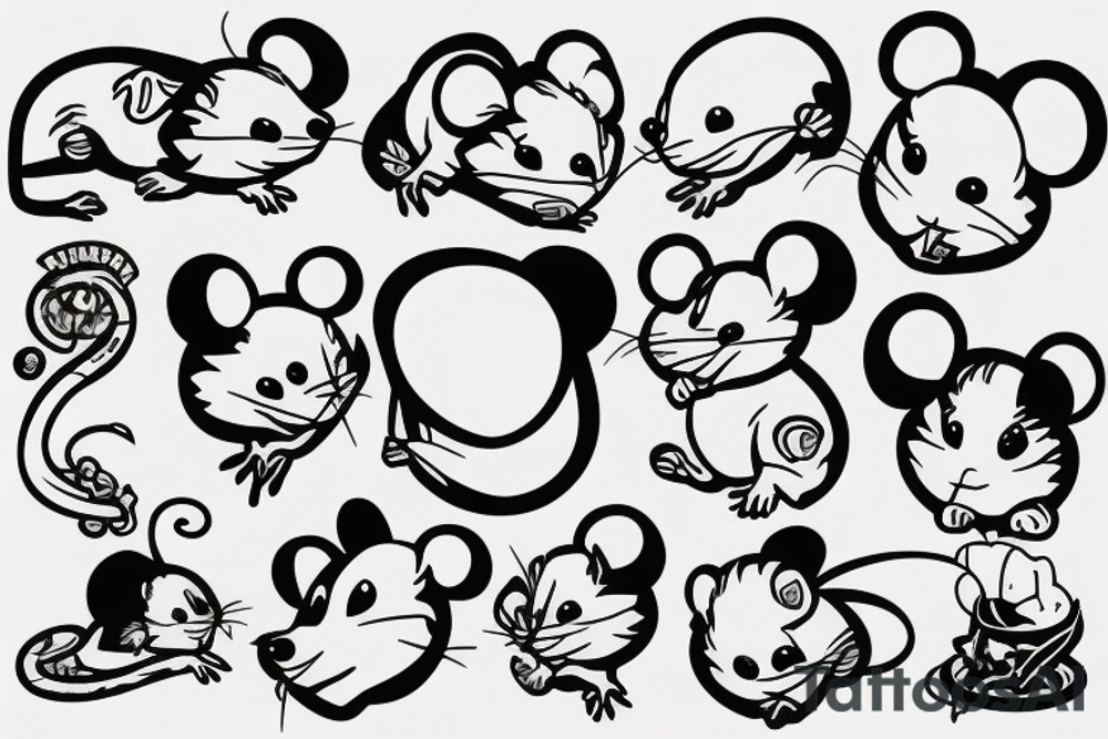 mouse tattoo idea