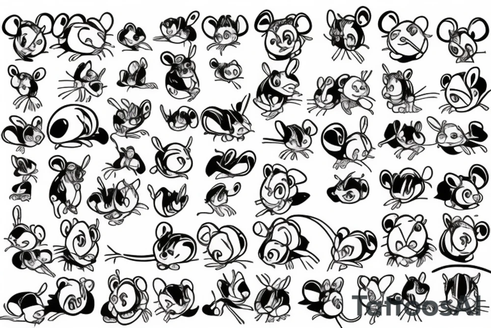 mouse tattoo idea