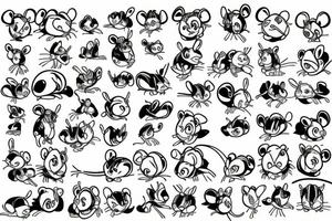 mouse tattoo idea