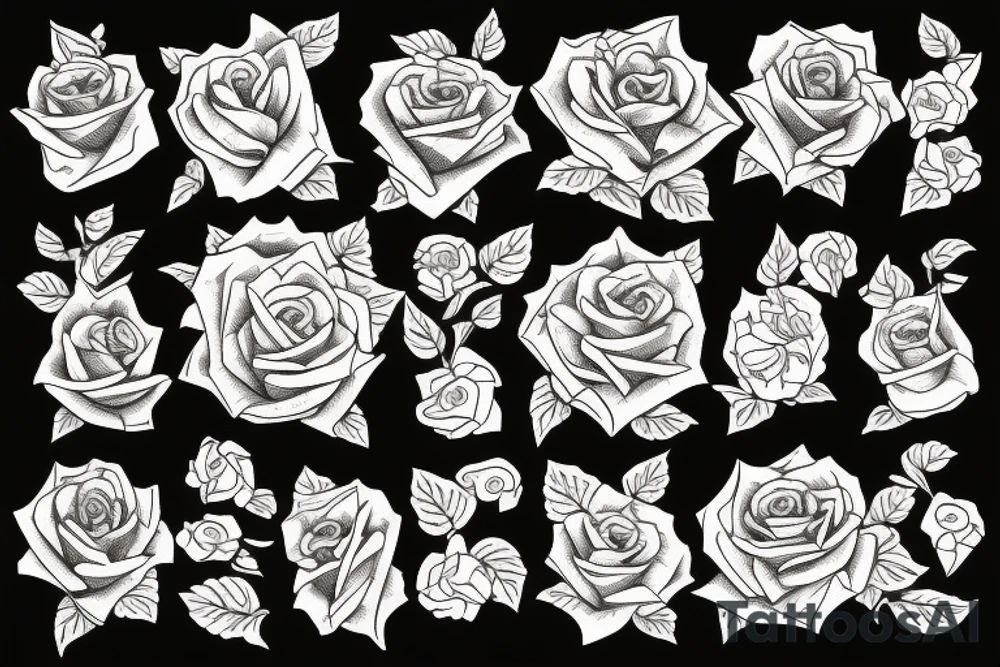 money rose tattoo idea