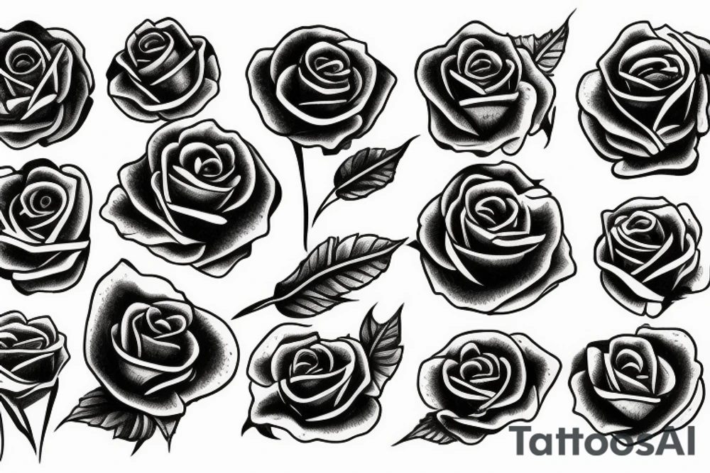 money rose tattoo idea