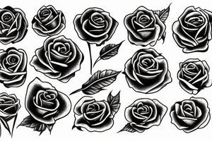 money rose tattoo idea