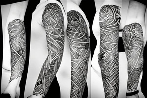 ocean king of water tattoo idea