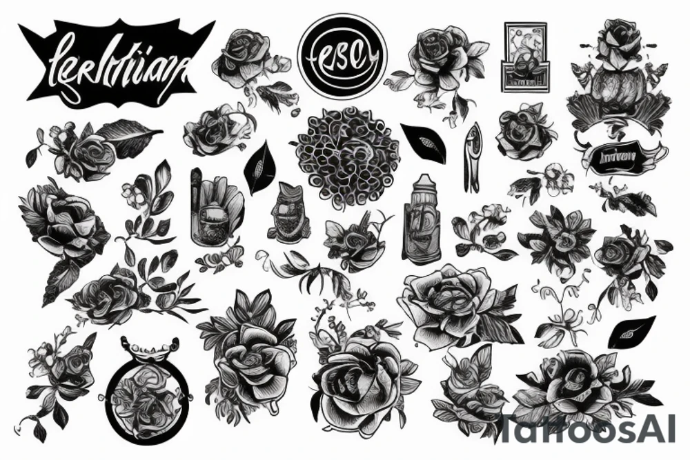 Скелет с гитарой tattoo idea