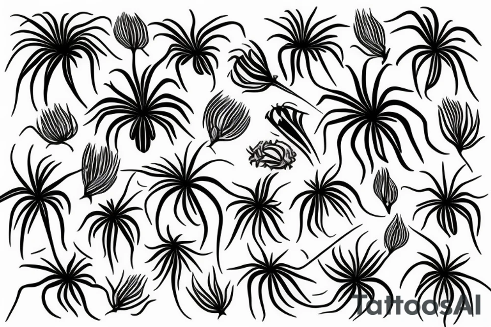 Spider lilly tattoo idea