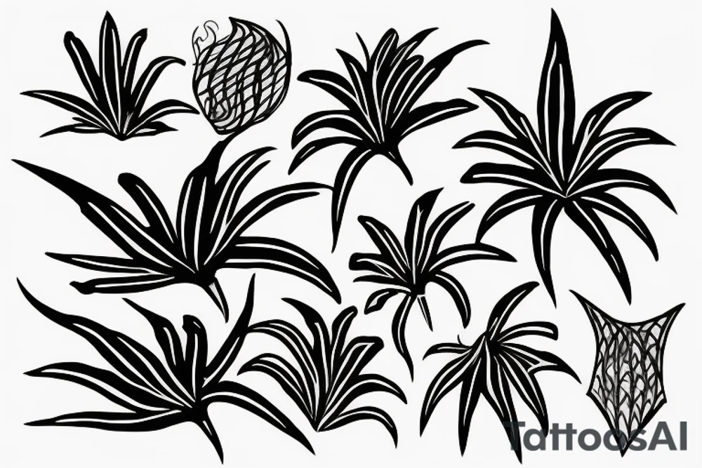 Spider lilly tattoo idea