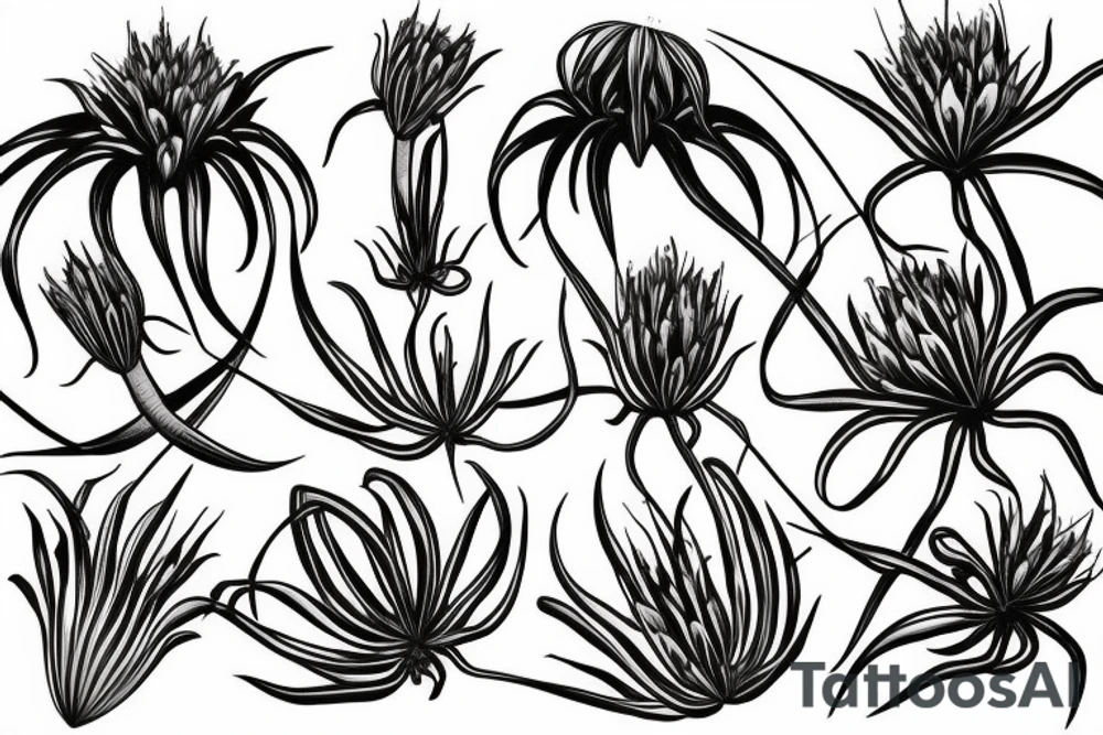 Spider lilly tattoo idea