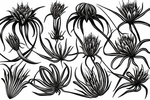 Spider lilly tattoo idea