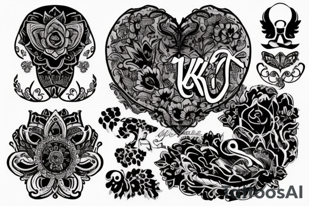 Голая девушка механического кота , сидя на кресле tattoo idea