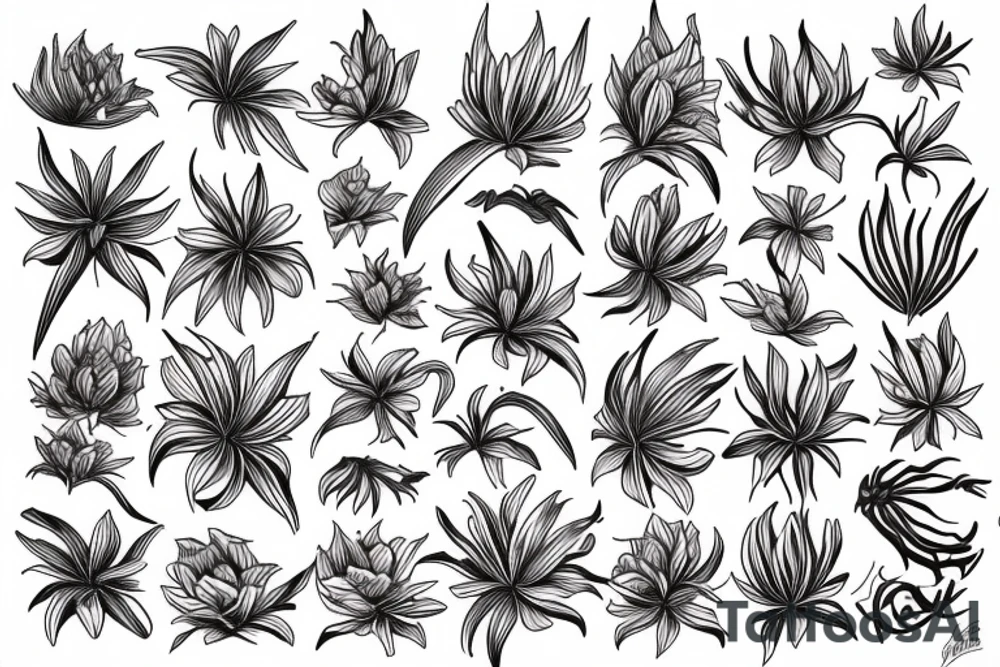 Spider lilly
Fine line
Red tattoo idea