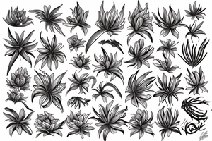 Spider lilly
Fine line
Red tattoo idea