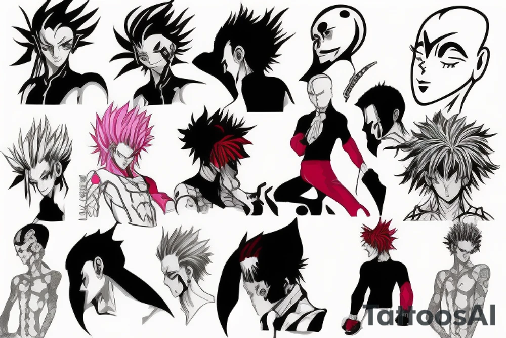 Hisoka from Hunter X Hunter tattoo idea