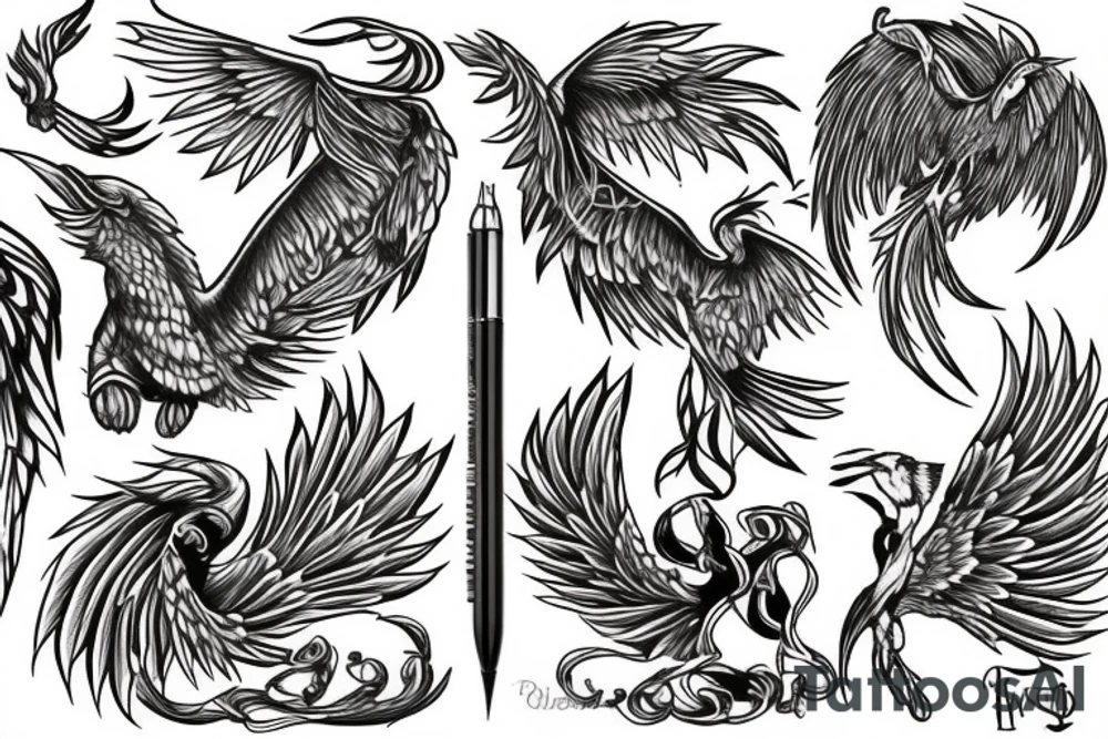 phoenix tattoo idea