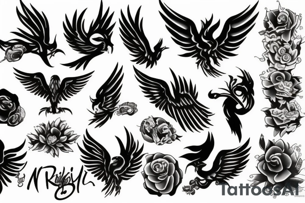 phoenix tattoo idea
