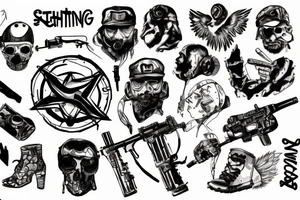 Somethnig with army tattoo idea