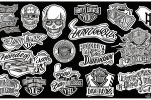 Harley Davidson forgive my sins tattoo idea