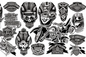 Harley Davidson tattoo idea