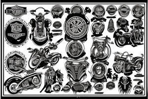 Harley Davidson tattoo idea