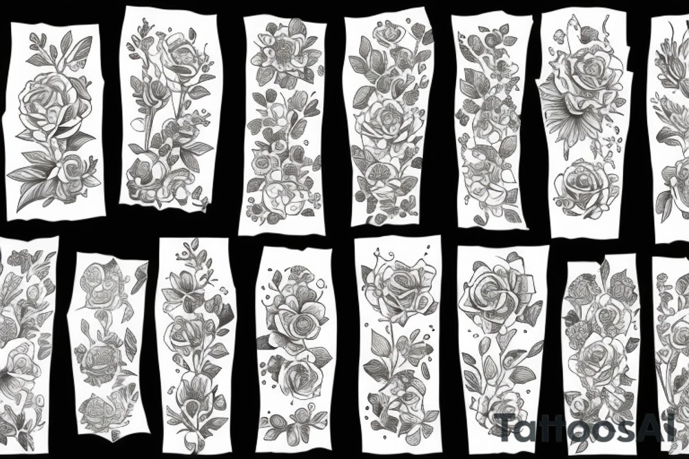 flowers tattoo idea