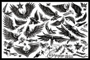 Something with wings tattoo idea