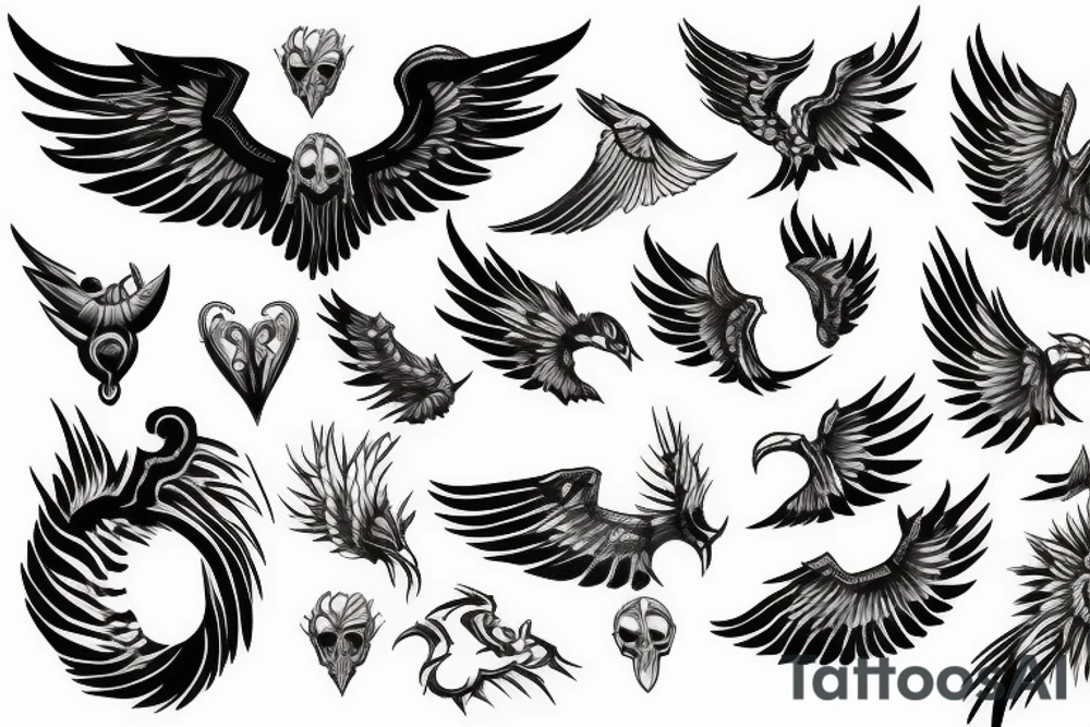 Something with wings tattoo idea