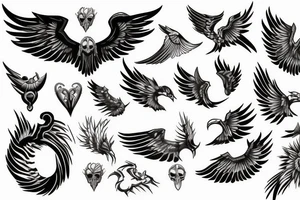 Something with wings tattoo idea