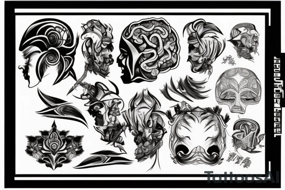 master yi  attack brain tattoo idea