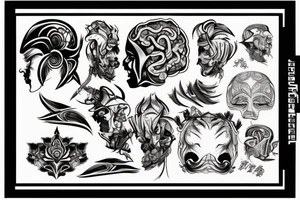 master yi  attack brain tattoo idea