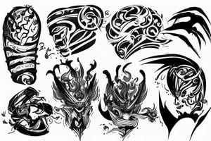 master yi  attack brain tattoo idea