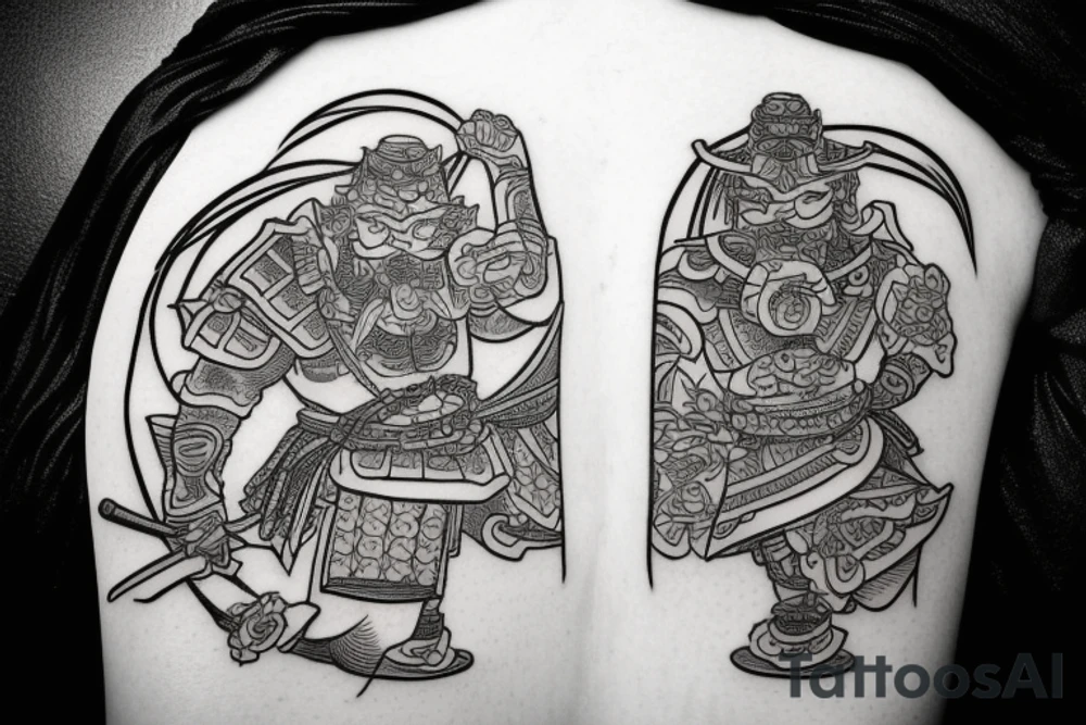 samurai tattoo idea