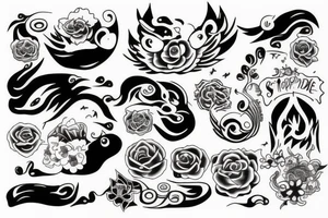 World, soul, sleep, paradise tattoo idea