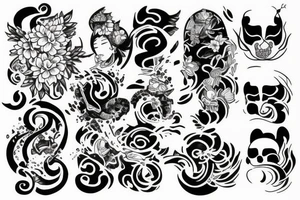 World, soul, sleep, paradise tattoo idea